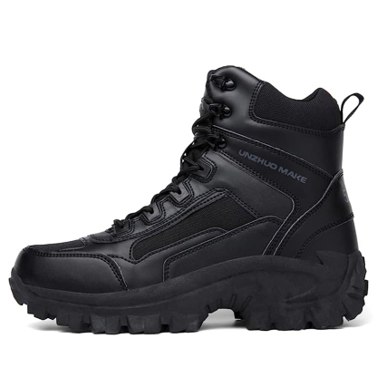 Men's Combat Boots Orthopedic Support Hiking Boots Waterproof Anti-Puncture Work Boots