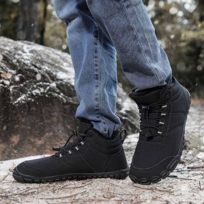 ❄️FrostLuxe- Non-slip & Carbon Fiber Waterproof Winter Barefoot Shoes (Unisex)