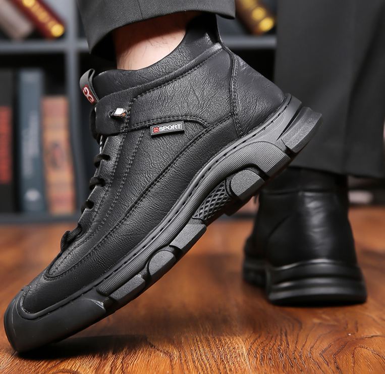 ❄️ArcticWalk Men's Winter Boots - Fur Lined, Waterproof Snow Hiking Shoes for Extreme Warmth & Comfort