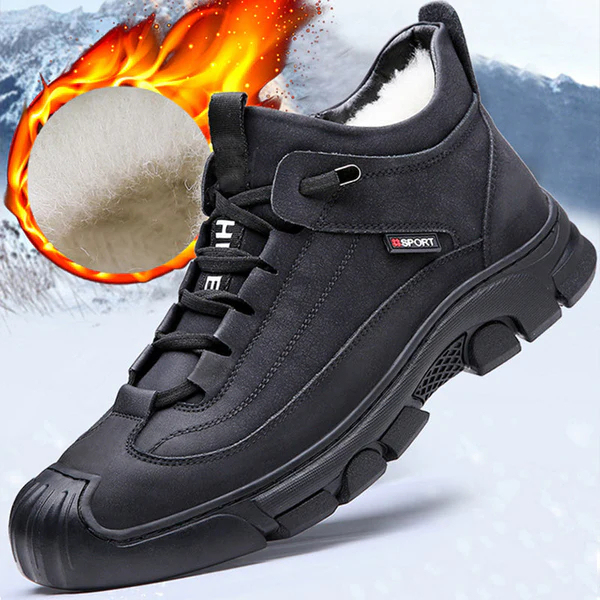❄️ArcticWalk Men's Winter Boots - Fur Lined, Waterproof Snow Hiking Shoes for Extreme Warmth & Comfort