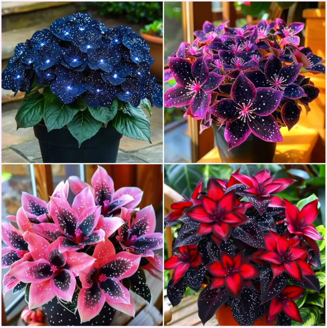 🌟Polnocná modrá begónia