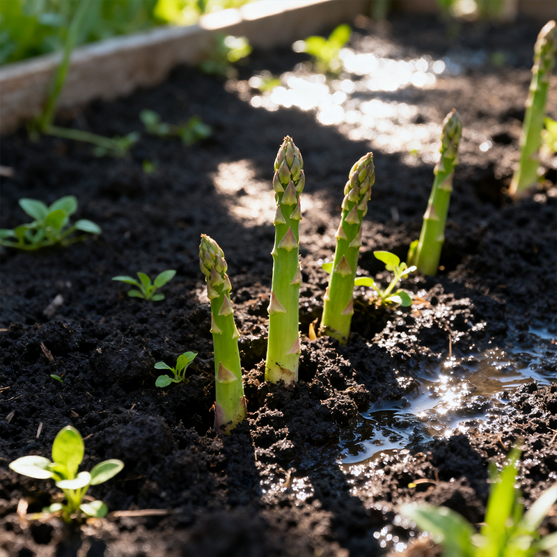 🌱 Grow Your Own Asparagus from Seed — Fresh, Flavorful & Long-Lasting 👑