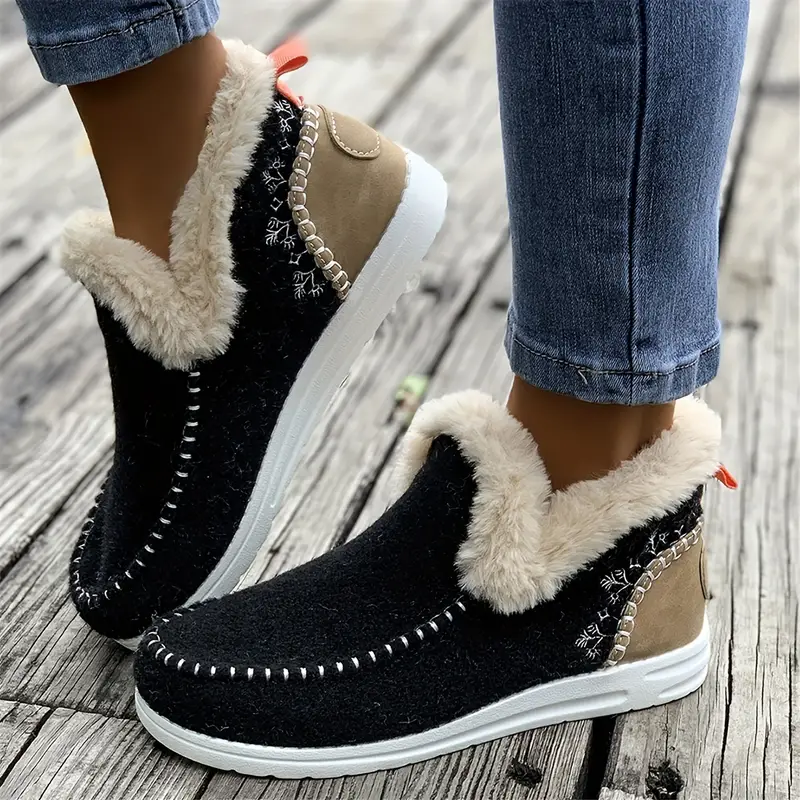 🔥Ausverkauf 50 % RABATT - Bequeme, warme Freizeit-Wanderschuhe für Damen