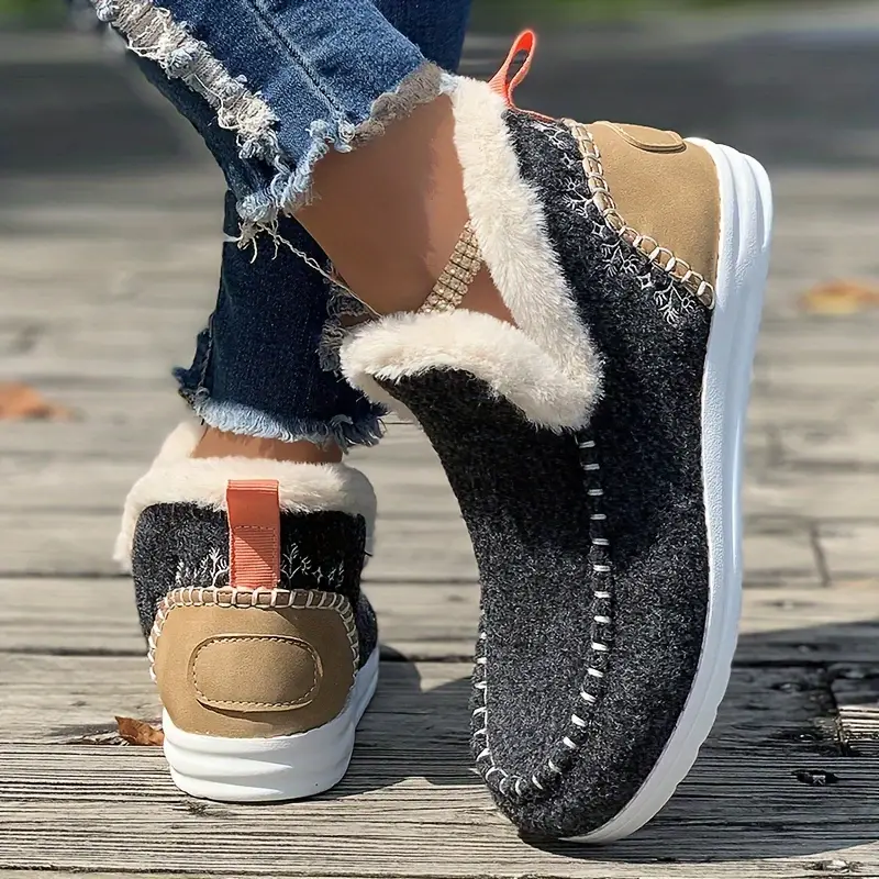 🔥Ausverkauf 50 % RABATT - Bequeme, warme Freizeit-Wanderschuhe für Damen
