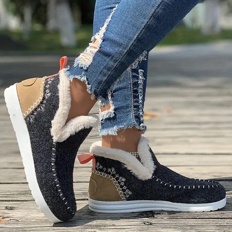 🔥Ausverkauf 50 % RABATT - Bequeme, warme Freizeit-Wanderschuhe für Damen
