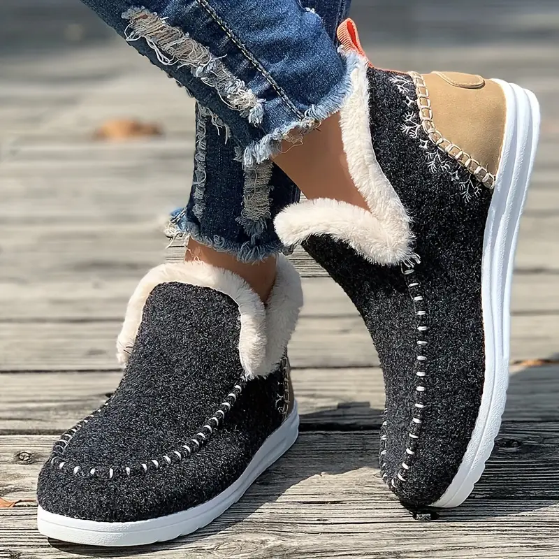 🔥Ausverkauf 50 % RABATT - Bequeme, warme Freizeit-Wanderschuhe für Damen