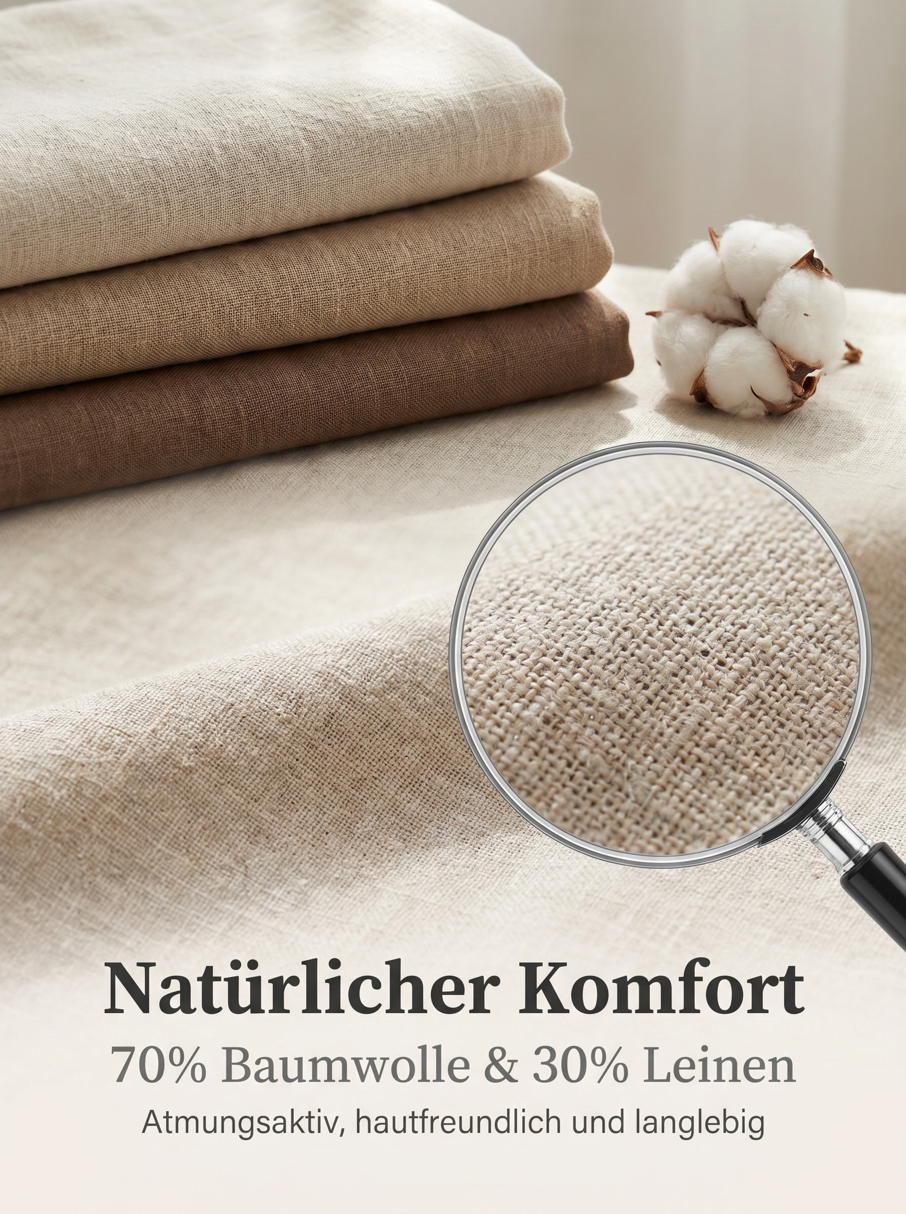 2026 Neues modisches, locker sitzendes, ärmelloses Sommerkleid aus Baumwolle mit Rundhalsausschnitt und Print für Damen