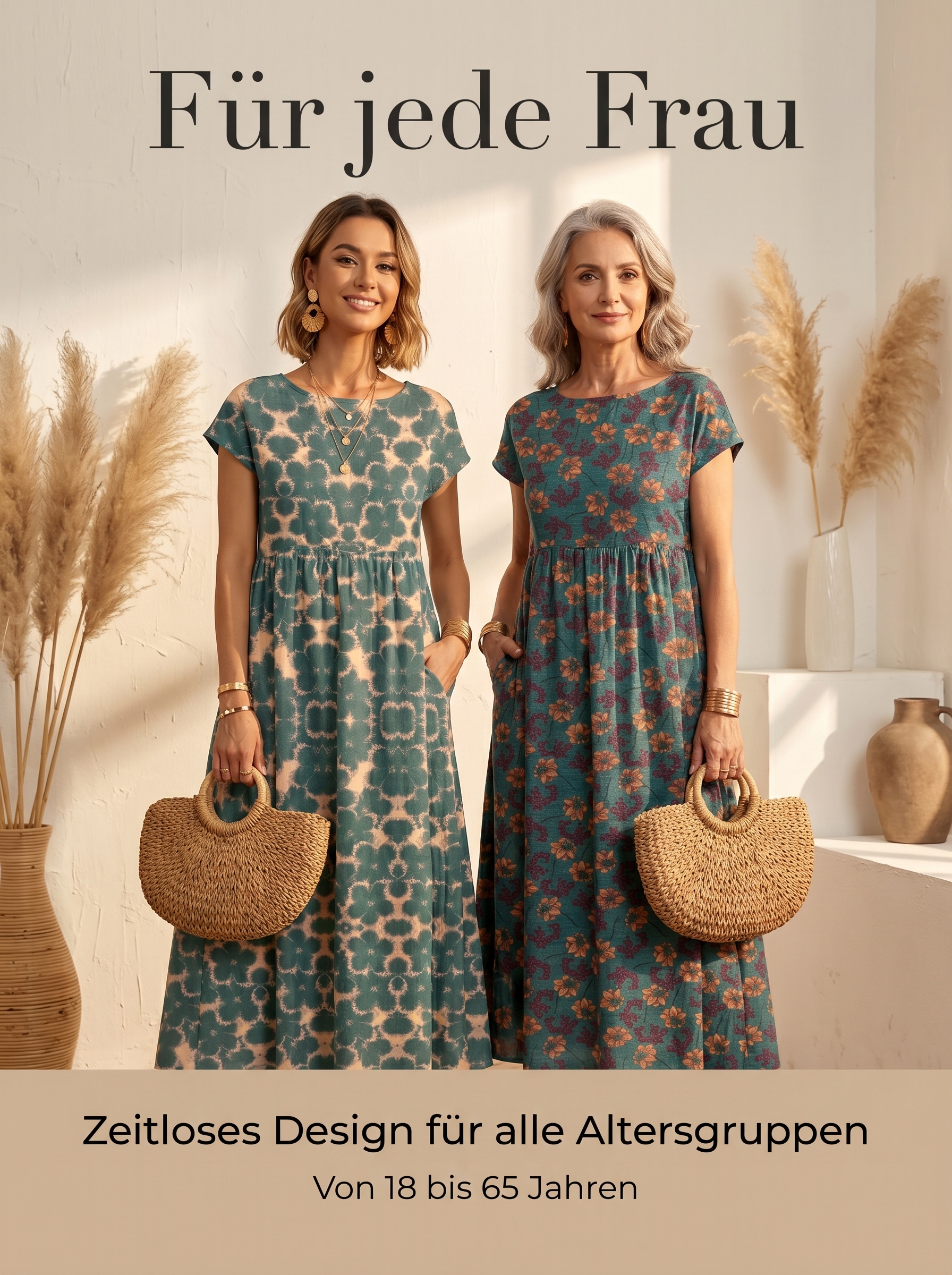 2026 Neues modisches, locker sitzendes, ärmelloses Sommerkleid aus Baumwolle mit Rundhalsausschnitt und Print für Damen