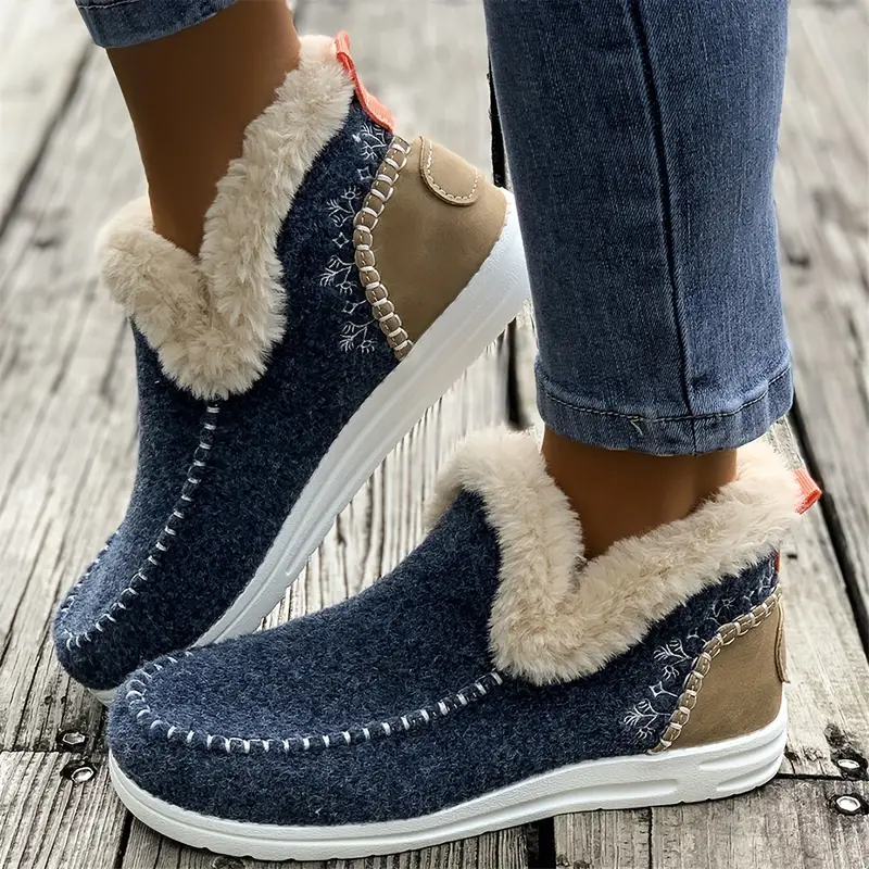 🔥Ausverkauf 50 % RABATT - Bequeme, warme Freizeit-Wanderschuhe für Damen