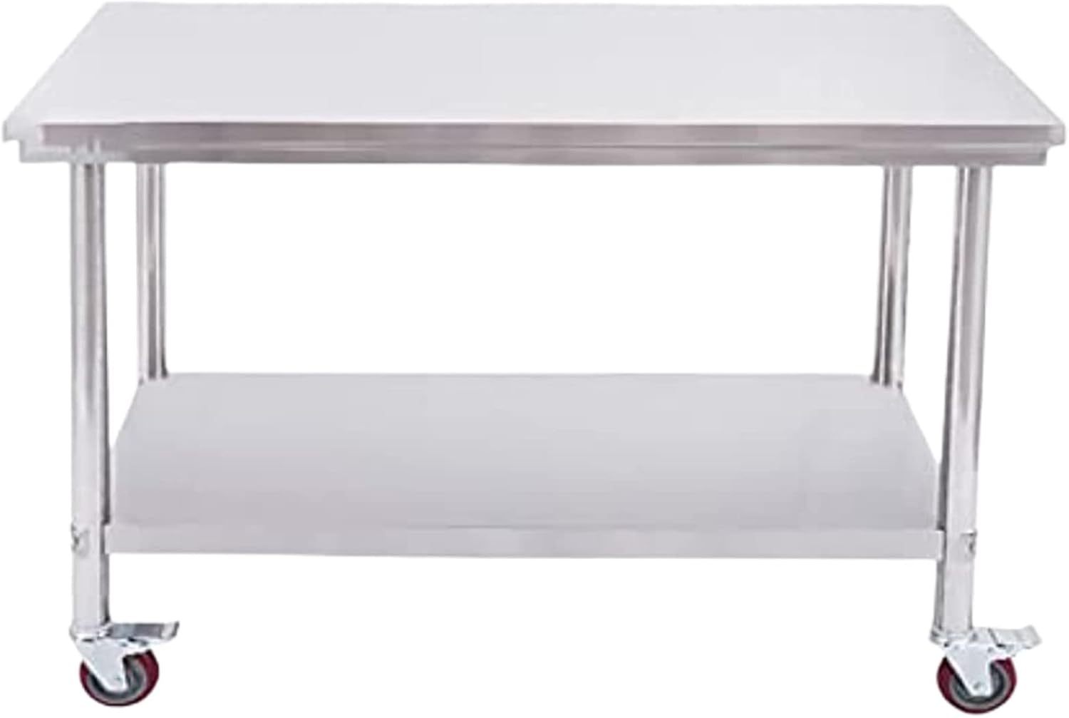 Chariot de Service pour Barbecue d’Extérieur Argenté 31'' × 23'' × 31'', Table pour Four à Pizza et Cuisine Extérieure Portable-Luxemybase