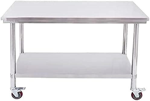 Chariot de Service Portable pour Barbecue Argenté 39'' × 23'' × 31'', Table pour Four à Pizza et Cuisine Extérieure-Luxemybase