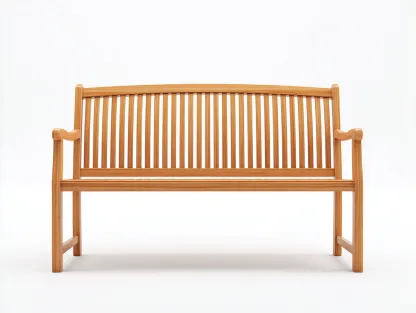 Banc de jardin en bois 160x55x90 cm - marron - style classique pour extérieur-Luxemybase