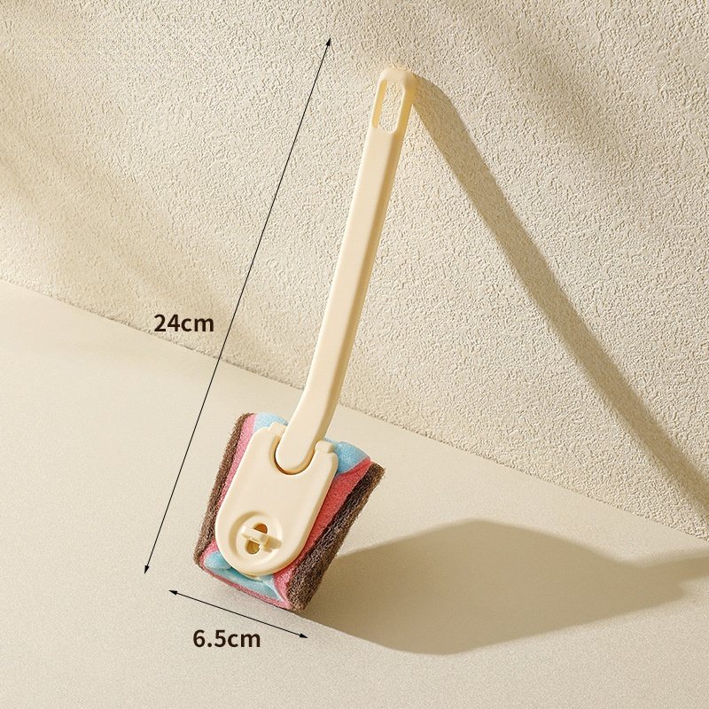 Brosse à vaisselle multifonction à long manche, outil de nettoyage de cuisine