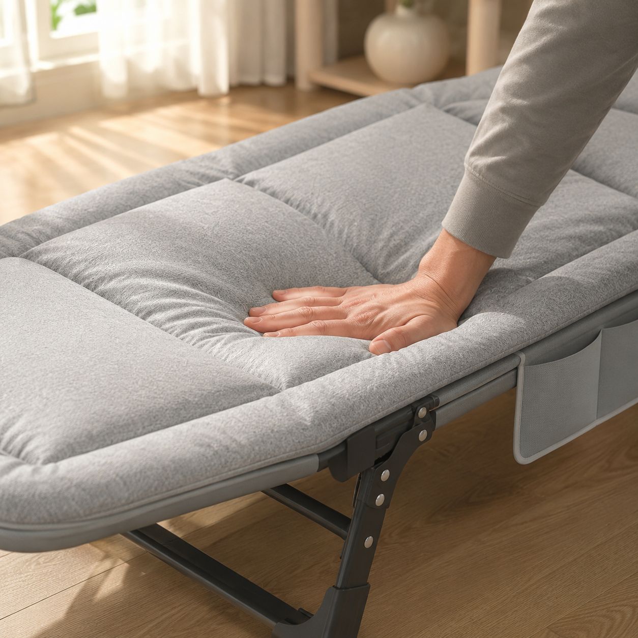 JC Folding Rest Chair compact folded position