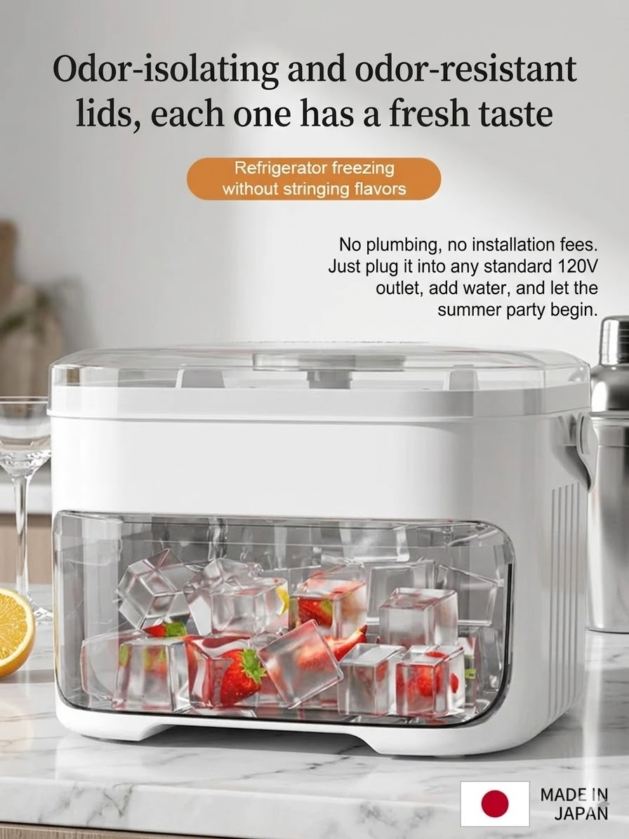 [Lazy Man's Artifact] Large Capacity Ice Maker That Doesn't Dirt Your Hands