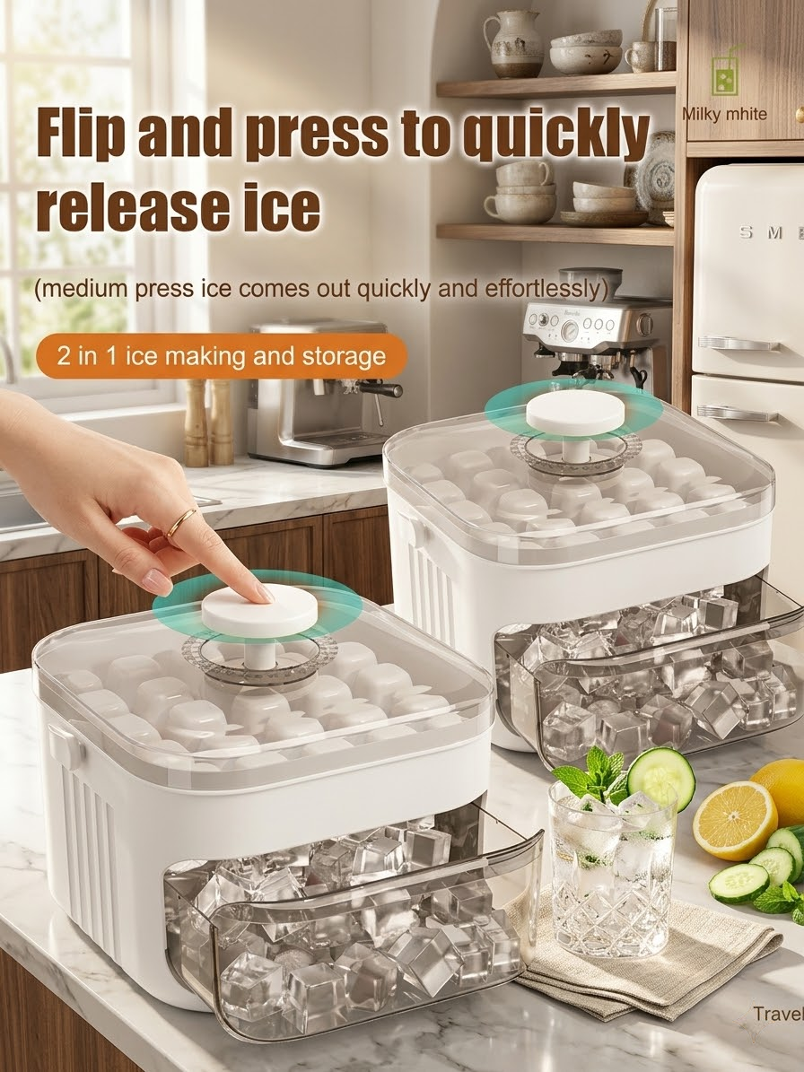 [Lazy Man's Artifact] Large Capacity Ice Maker That Doesn't Dirt Your Hands