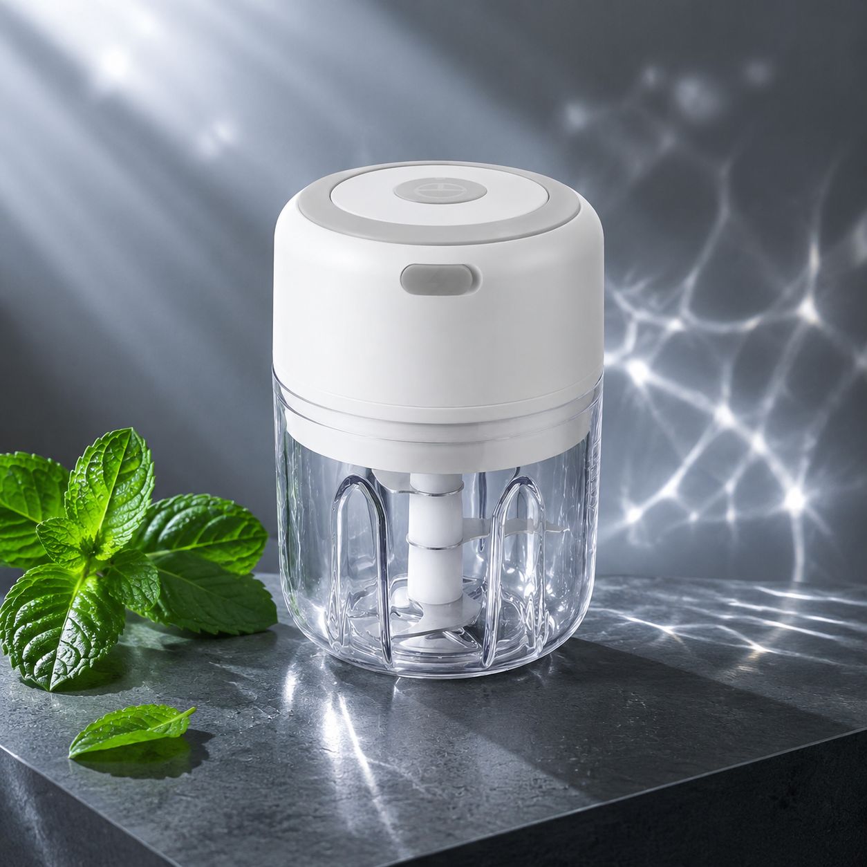 Small Portable Electric Garlic Mincer Kitchen Food Cutter