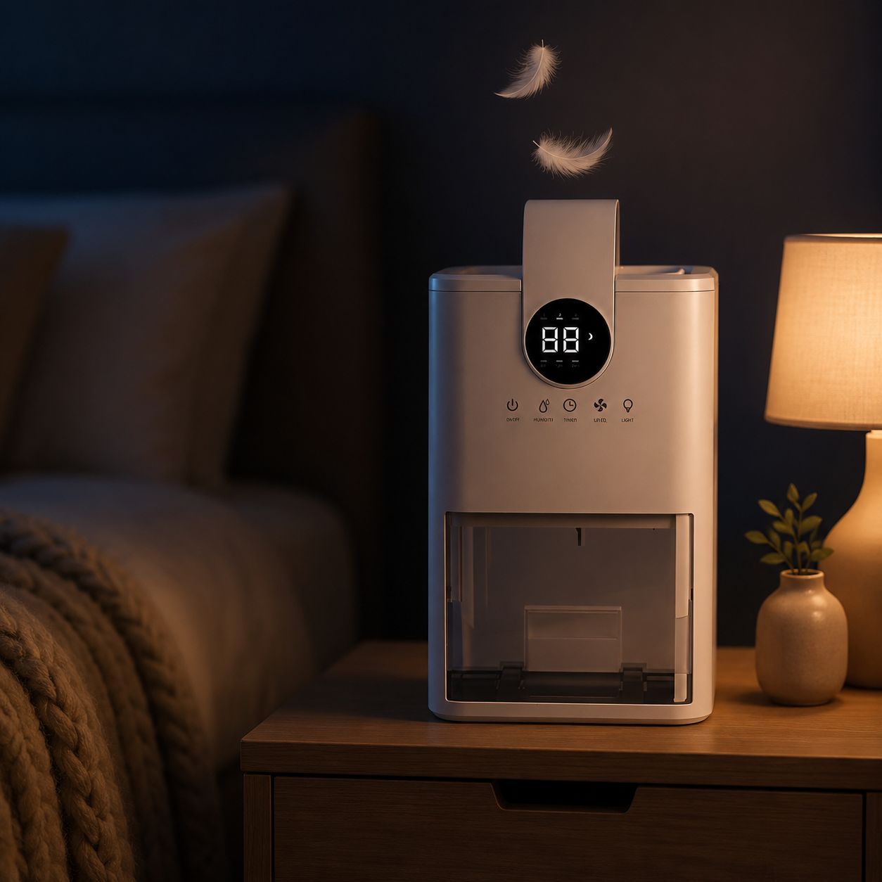 Small Indoor Dehumidifier, Suitable for Bathroom and Wardrobe