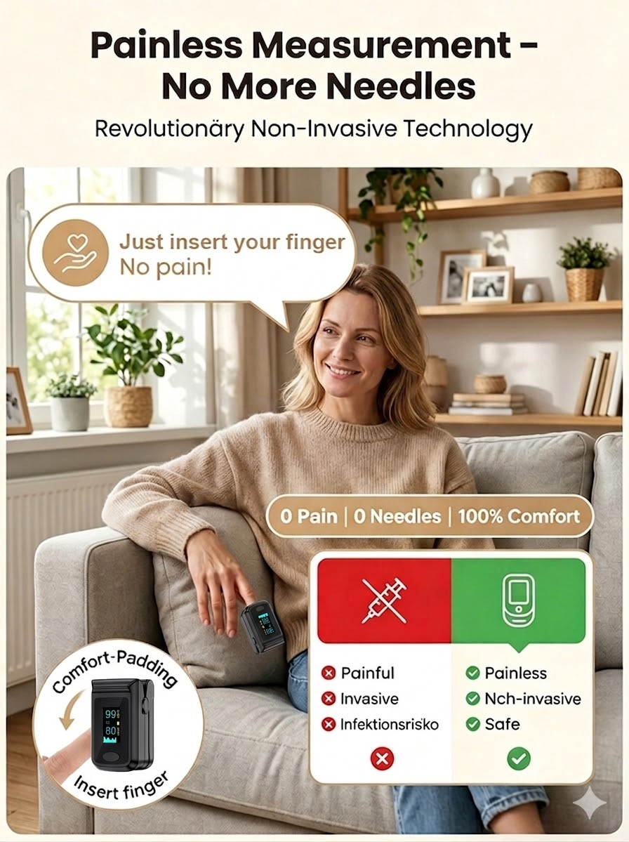 The All-In-One Health Monitor That Fits on Your Thumb. 3 Vital Signs. 1 Simple Clip. 5 Seconds Flat!
