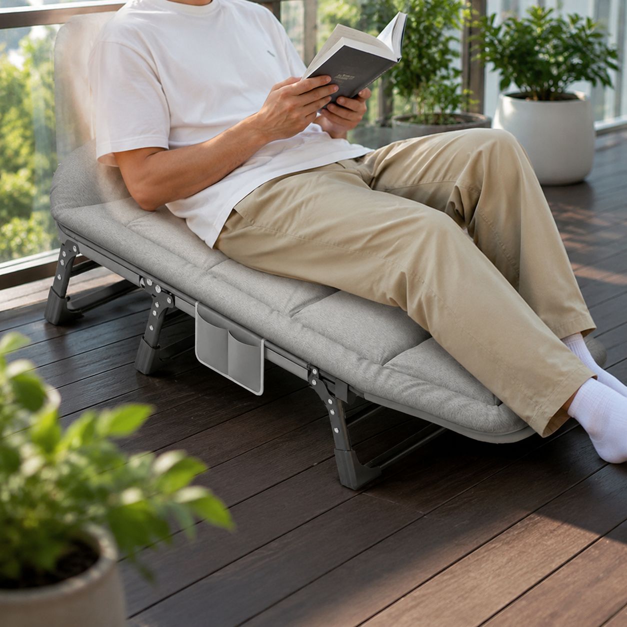 JC Portable Folding Office Rest Chair