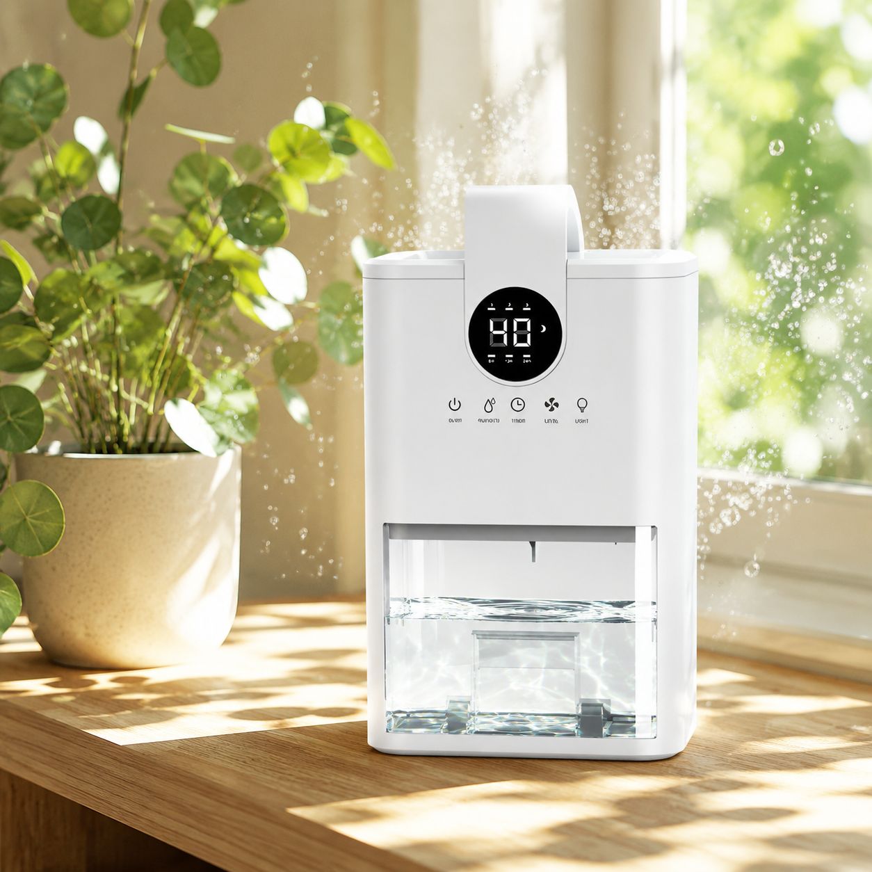Small Indoor Dehumidifier, Suitable for Bathroom and Wardrobe