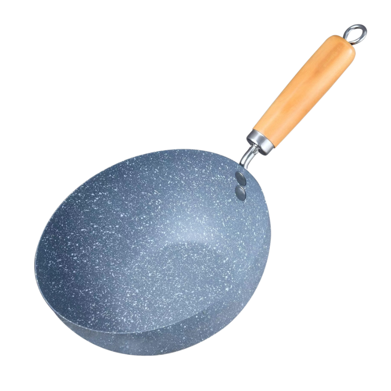 Eco-friendly wheat stone frying pan for healthy cooking