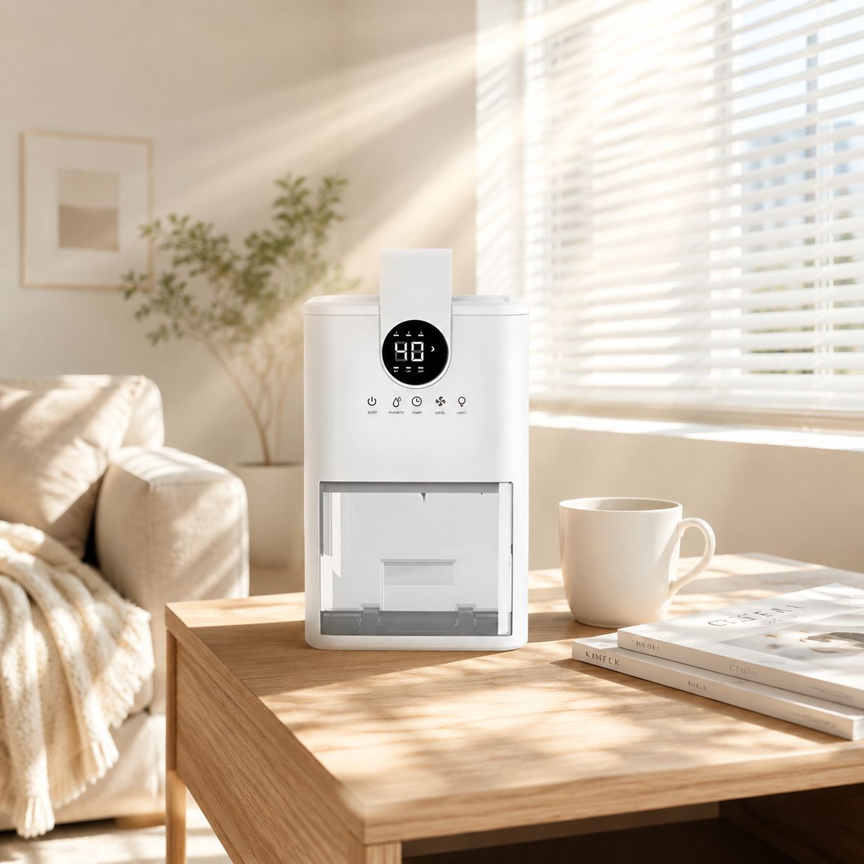 Energy-saving indoor dehumidifier for humidity control