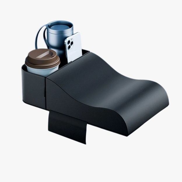 Auto-Armlehnenbox, Booster-Pad, Mittelarmlehne, Ellenbogenauflage, Leder-Pad, Wasserbecherhalter, Au