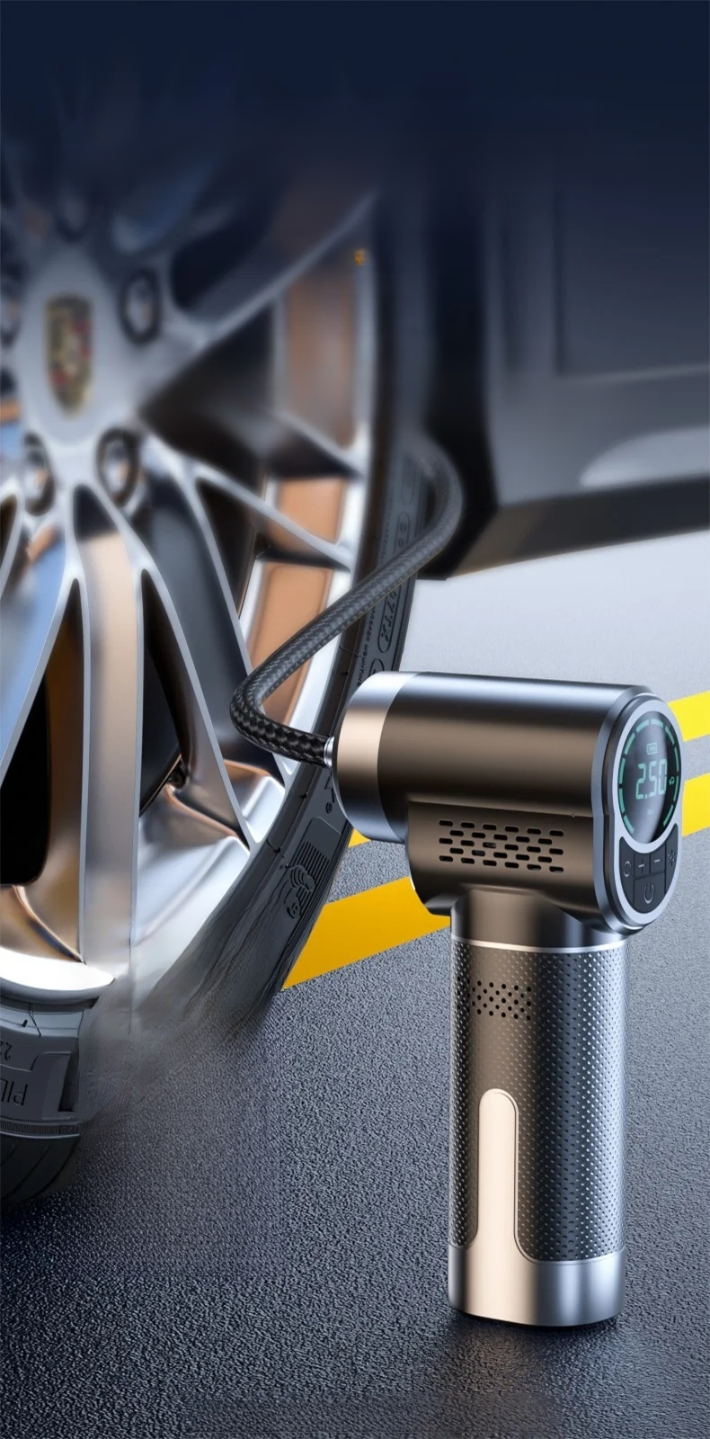 Schnelles Aufpumpen mit intelligenter Steuerung