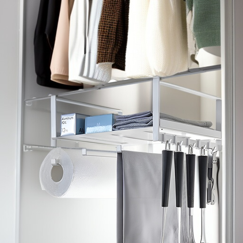 Installation facile du rangement de cuisine sans outils