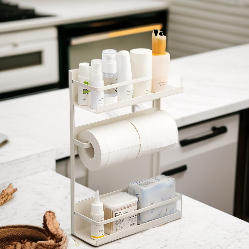 Organisateur magnétique de cuisine pour réfrigérateur et machine à laver, étagère latérale murale