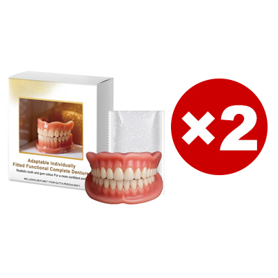 Stop Paying $20,000 for Implants! Get a Complete Upper & Lower Denture Set in 3 Minutes at Home!