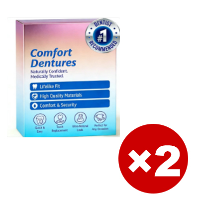 【Medical Grade Dentures】No adhesive needed, buy 1 get 1 free! Crazy deal