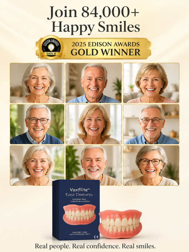 [No. 1 in Oral Care] Premium Custom Full-Mouth Denture Set