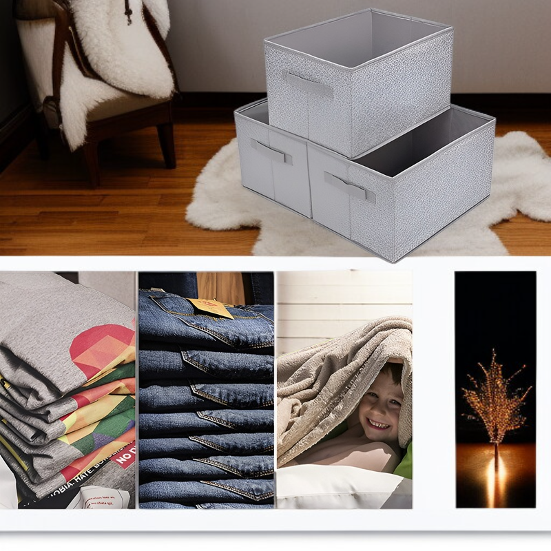 Easy-carry storage bin with sturdy handles