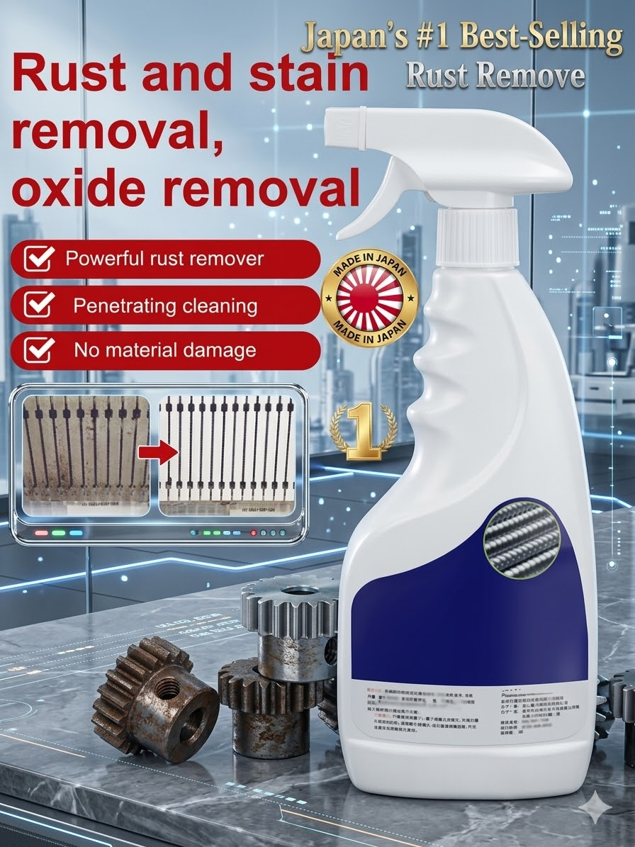 【Japan’s #1 Best-Selling Rust Remover】Powerful Steel Rust Remover, Trusted by Experts: Over 100,000 5-Star Reviews!