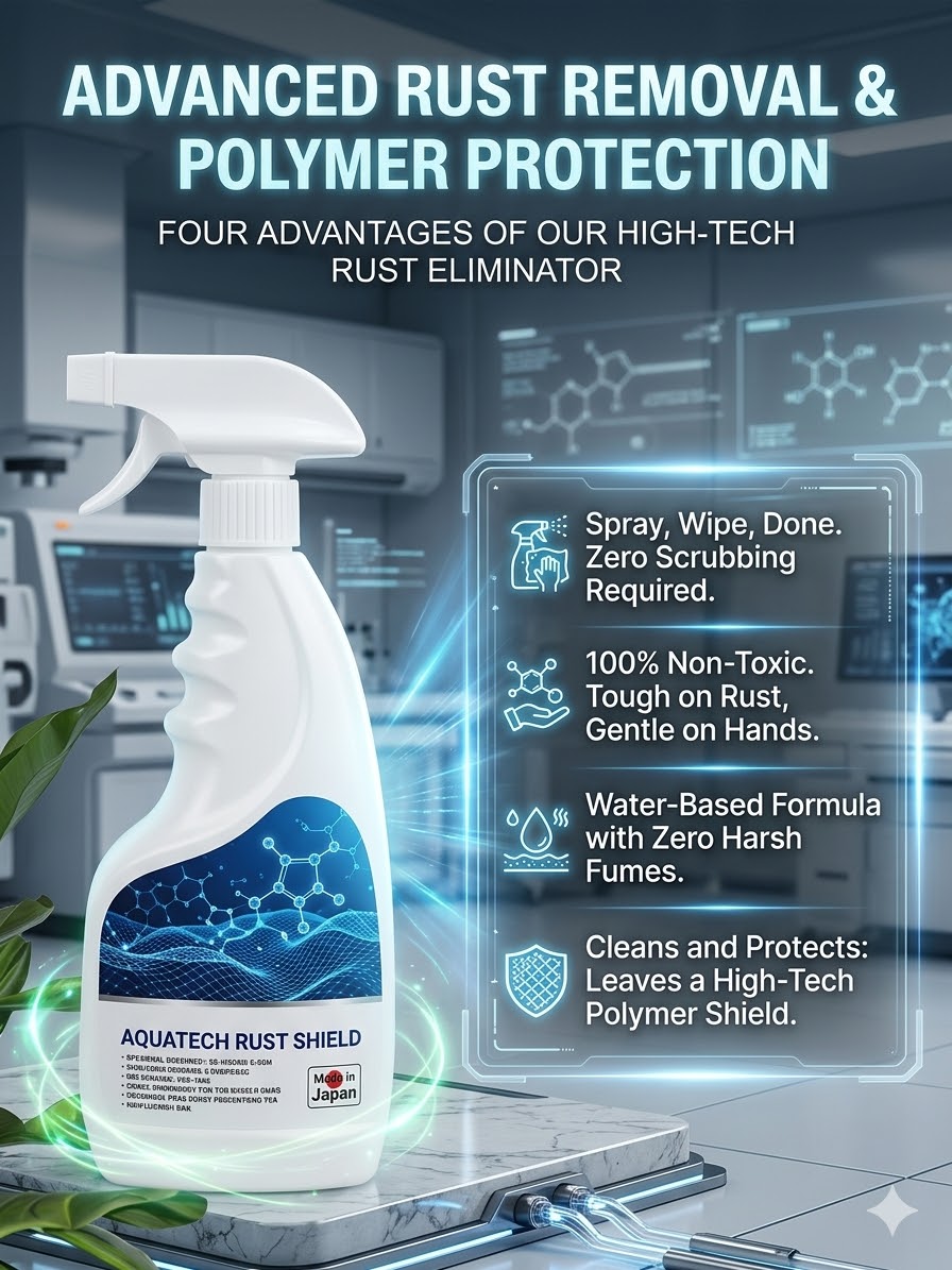 【Japan’s #1 Best-Selling Rust Remover】Powerful Steel Rust Remover, Trusted by Experts: Over 100,000 5-Star Reviews!