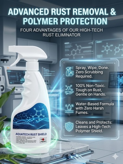 【Japan’s #1 Best-Selling Rust Remover】Powerful Steel Rust Remover, Trusted by Experts: Over 100,000 5-Star Reviews!