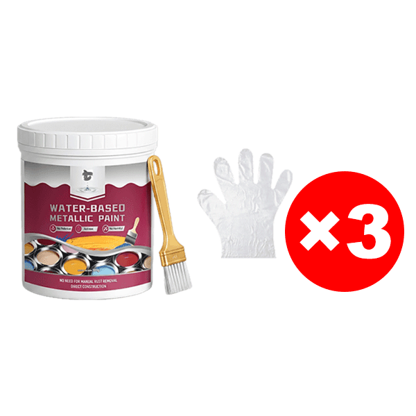 JUEFISH Black Water-Based Metallic Paint