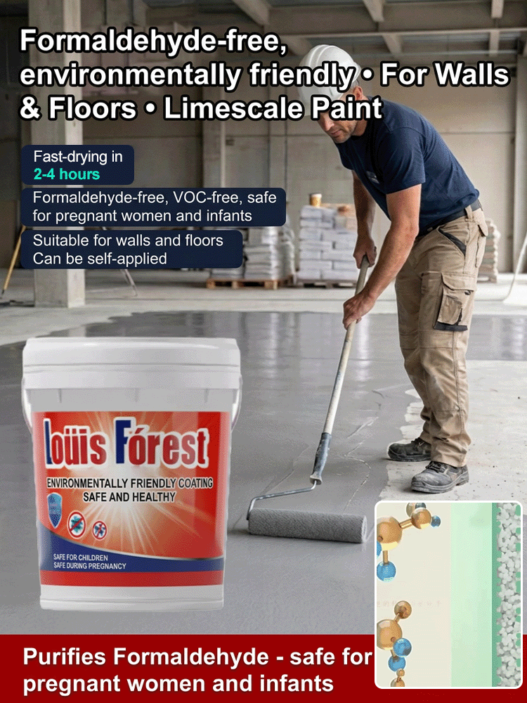 【Innenwand- und Bodennutzung】 Formaldehydfreie, umweltfreundliche, schnell trocknende Kalkstein-Kuns