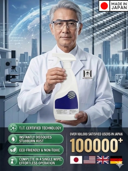 【Japan’s #1 Best-Selling Rust Remover】Powerful Steel Rust Remover, Trusted by Experts: Over 100,000 5-Star Reviews!