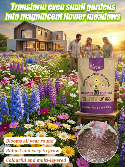 【Over 240,000 Purchased】Easy-to-Grow Mixed Flower Seeds