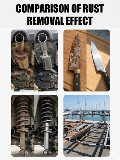【Japan’s #1 Best-Selling Rust Remover】Powerful Steel Rust Remover, Trusted by Experts: Over 100,000 5-Star Reviews!