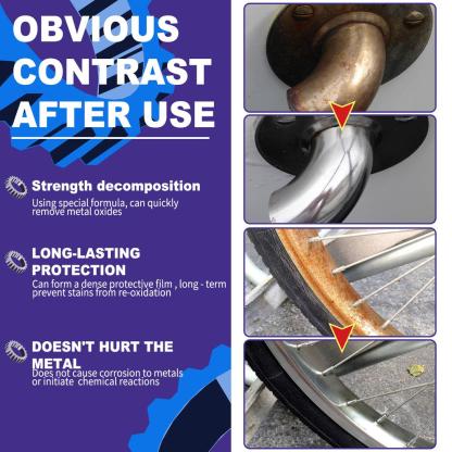 【Japan’s #1 Best-Selling Rust Remover】Powerful Steel Rust Remover, Trusted by Experts: Over 100,000 5-Star Reviews!