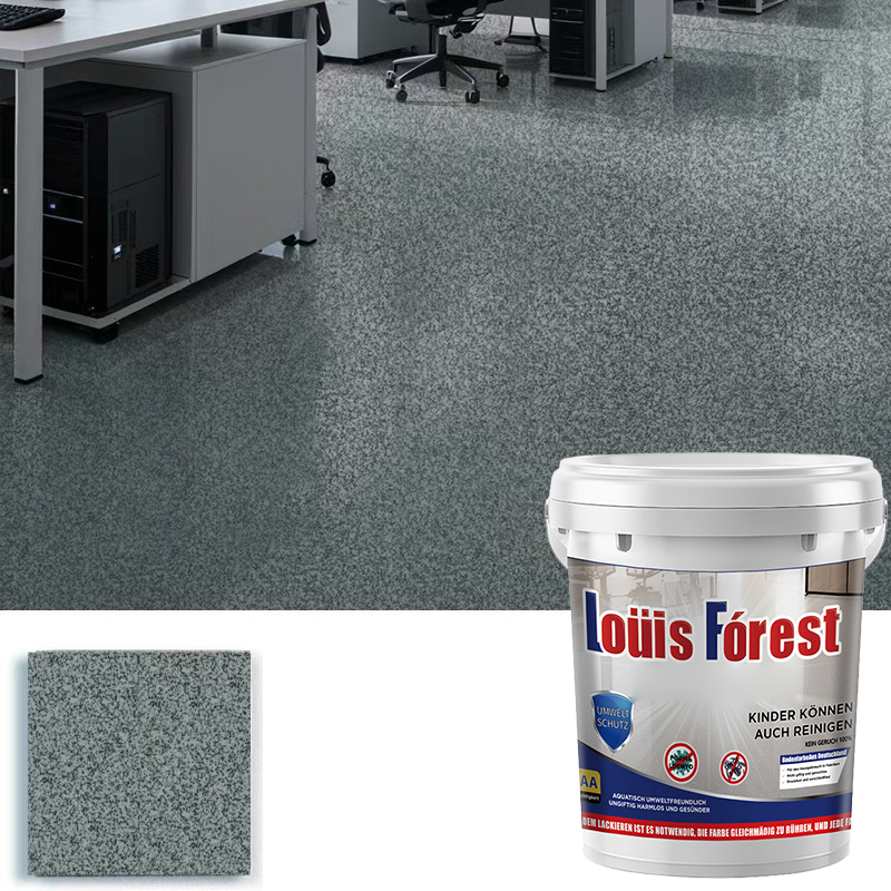 Epoxy Colored Sand Floor Paint [Crystal Marble Texture]