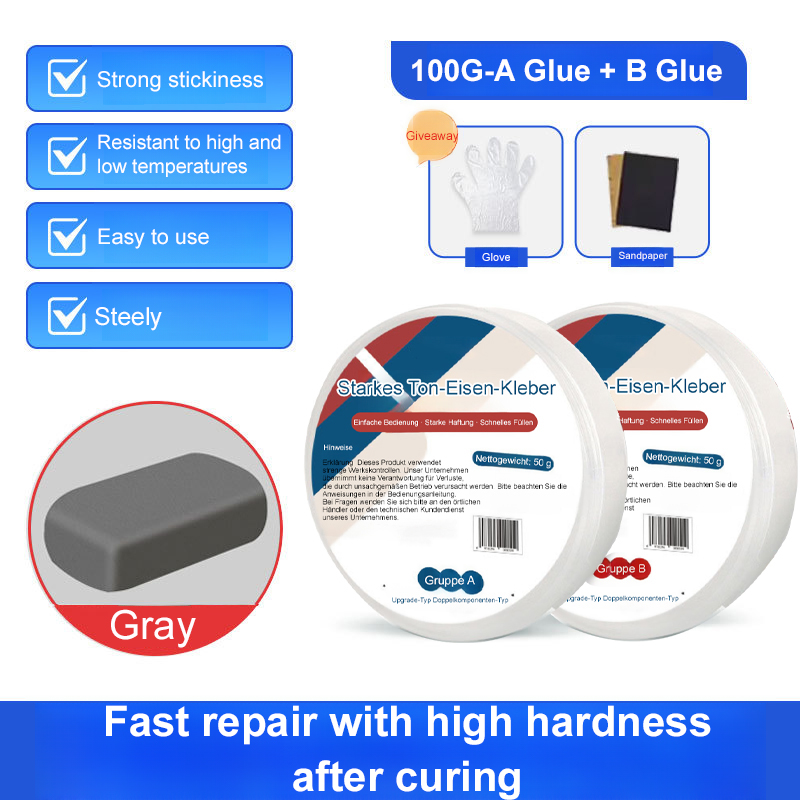 [The anti-freeze crack of pipes] Anti-leakage instant solid mud iron glue