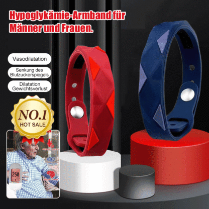 Hypoglykämie-Armband für Männer und Frauen.
