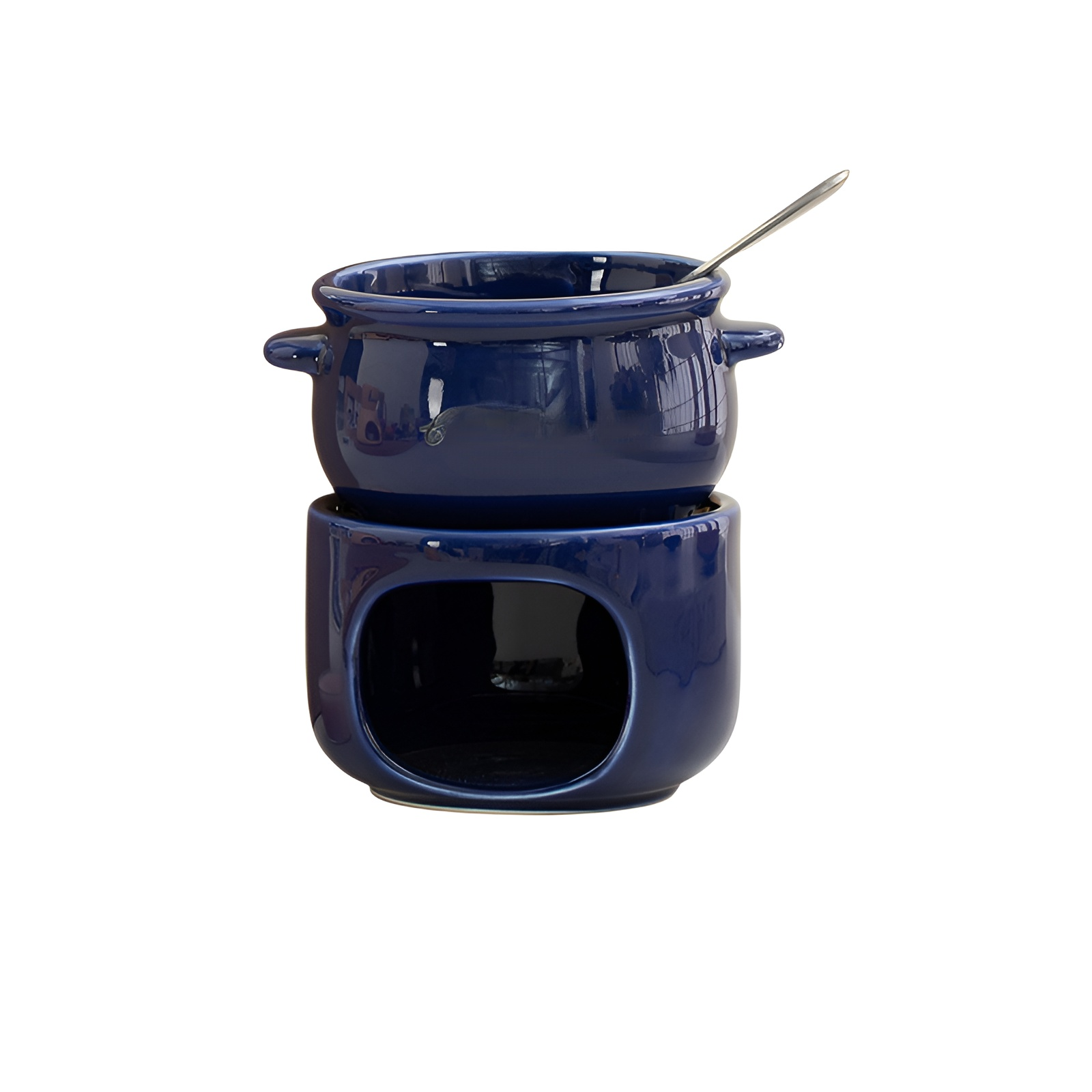 Ceramic chocolate melting heater, household chocolate fountain machine, cheese fondue heater, candle