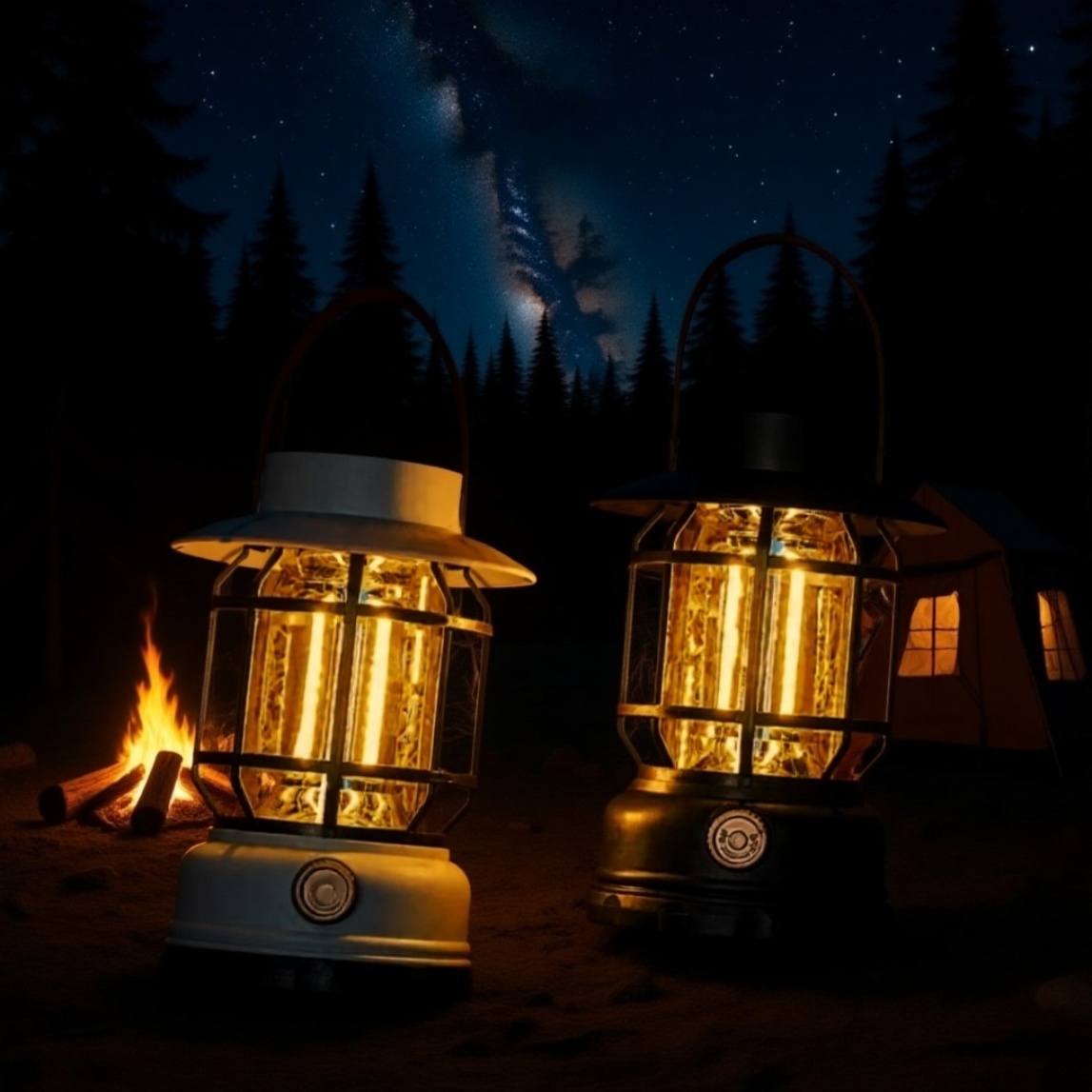 Rechargeable Long Life Outdoor Lighting Tent