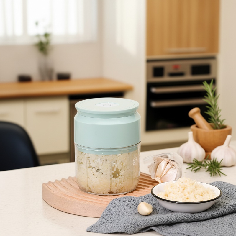 Accessoire de cuisine pour hacher ail efficacement